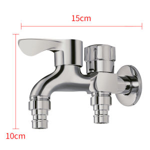 Two Way Faucet 304 Stainless Steel Dual Function Tap Faucet Bathroom Faucet