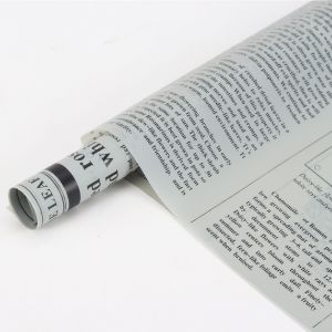 20 Lembar Korean Wrapping Pastel English - Cellophane Buket Bunga W040