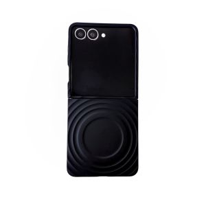 Cute Wave Pattern Magsafe Phone Case For Samsung Galaxy Z Flip 8 7 Z Flip 6 5 Z Flip 3 4 Case Matte Skin‑Feel Shockproof Protective Cover Slim Foldable Phone Casing Multiple Candy Colors
