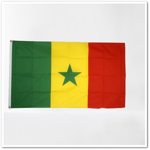 Bendera Senegal bahan polyester
