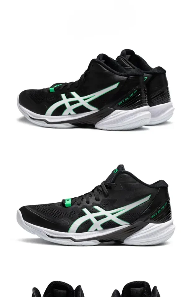 Asics volleyball shoes outlet green