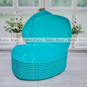 FREE 1 PCS SENDOK 3 PCS PIRING PRASMANAN KOTAK MELAMIN LEBAR 23 CM TERBARU KUALITAS TAHAN BANTING