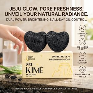 Volcanic Ash Soap Charcoal Face Cleanser Deep Pore Cleansing Skin Smoothing Facial Care