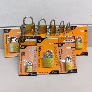 WILMER Gembok Cat Kuning / Gembok Lemari / Gembok Loker / Gembok Koper 32mm