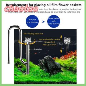 chaotuo Durable Clear Aquarium Skimmer Parts For Fish Tank Surface Skimmer Fitting Clear Aquarium Oil Film Remover Filter Accessories