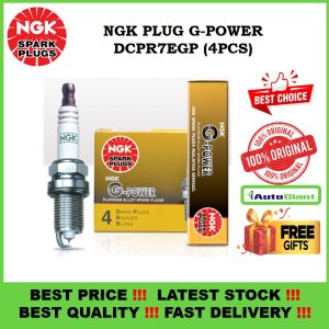 PALAM PENCUCUH KERETA DCPR7EGP NGK G-POWER (4 PCS) PACK PERODUA MYVI (07-15) TOYOTA AVANZA 1.3/1.5 (02-15)