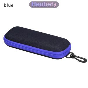 Heabety  Thời trang denim vải kính hộp dây kéo Kính mát bảo vệ container Kính mắt trường hợp kính đọc sách tổ chức mang theo túi