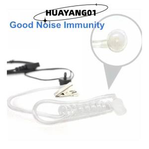 HUAYANG01 [2023 new HOT FASHION] lazlook ชุดหูฟังสไตล์ FBI หูฟังไมโครโฟนวิทยุรักษาความปลอดภัยเครื่องรับส่งวิทยุ2ขา