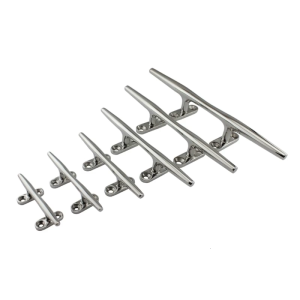 Stainless Steel Open Base Cleat-4/5/6/8/10/12 Inch CleatsRope Cleat Dock Cleats Ideal for Marine Deck
