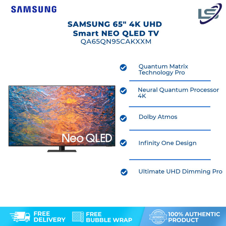 SAMSUNG 65" 4K UHD Smart NEO QLED TV QA65QN95CAKXXM Dolby Atmos