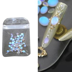 50 cái nước mắt màu xanh mèo mắt mờ tô điểm thêm một liên lạc của thời trang để móng tay của bạn với màu sắc phong phú cho sử dụng thẩm mỹ viện