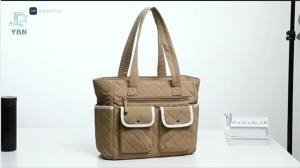 กระเป๋าแล็ปท็อปขนาดใหญ่สำหรับผู้หญิง กระเป๋าถือ กระเป๋าเดินทาง กระเป๋าสะพาย กระเป๋ายิม น้ำหนักเบา