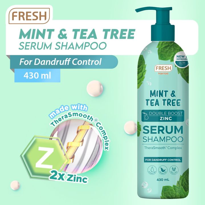 FRESH, Hairlab Mint and Tea Tree Double Boost Zinc 2 in 1 Serum Conditioner  Treatment 20ml x 6