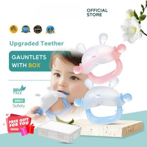 Baby Teether Rabbit Teething Toys for Newborn Baby Nursing Teether for Baby BPA Free YJ02