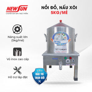 Nồi đồ nấu xôi NEWSUN 5kg/mẻ xôi thơm ngon dẻo - Hàng chính hãng