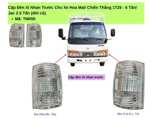 Cặp Đèn Pha Phản Quang Xi Nhan Gương Chiếu Hậu Cho Xe Hoa Mai Chiến Thắng/ Jac 2.5 Tấn (đời cũ)