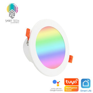 Tuya / SmartLife RGB LED Downlight LED Dimming WiFI or Zigbee Warm white and Cool White