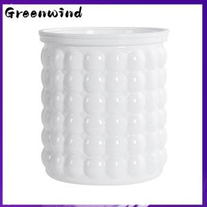 【Greenwind】 Mini Self Watering Flower Pot Fish Tank Transparent Plastic Plant Pots Self Watering Planter Pot Vase For Home Decoration