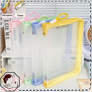File Storage Bag with Handle Large Opening Document Book Stationery Zipper Bag Organizer A4 File Bag