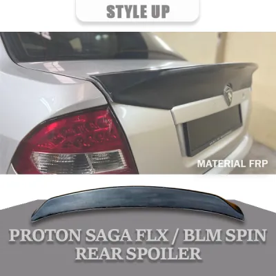 PROTON SAGA FLX / BLM SPIN REAR SPOILER MATERIAL FRP WITHOUT PAINT