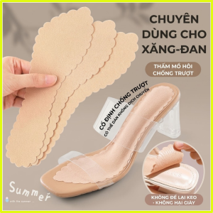 Cặp Lót Giày Cao Gót Thấm Hút Mồ Hôi Chống Trơn Trượt Thoáng Khí Khử Mùi