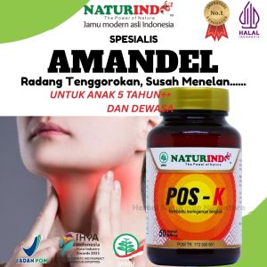 Obat Amandel Anak Dan Dewasa Radang Tenggorokan Atasi Sakit Saat Menelan Herbal Posk Naturindo