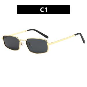 JN IMPRESSION Fashion Small Metal Frame Sun Protection Sunglasses New Trendy European and American Advanced Sunglasses for Women