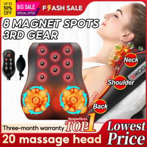 KONKA Massager Pillow BantalUrut Elektrik dengan Pemanas Back Kusyen Urut Kneading Shiatsu Heating 按摩枕