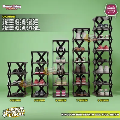 Rak Sepatu Susun Plastik Rak Sepatu Anti Debu Rak Sepatu Aesthetic Sepatu Plastik Tempat Sandal