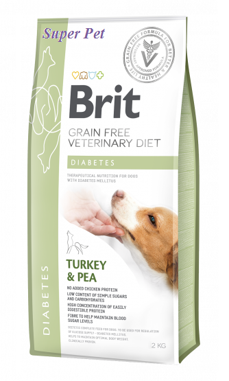 Brit Diabetes Dog Turkey Pea Dry Food 2kg Lazada