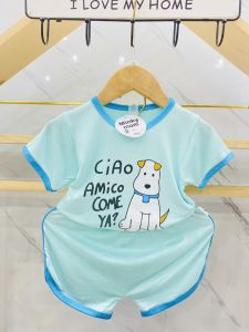 [sale] BỘ CỘC TAY MÙA HÈ MNKY MON CHO BÉ TRAI BÉ GÁI TỪ  5 TOI 17KG MÙA  HÈ CHO BÉ 2024