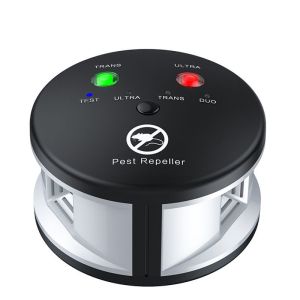 House Life Ultrasonic Repellent Rodents Mice Repeller 360° Mouse Repellent Pest Control Mouse Chaser Blocker Repellent Deterrent with Pressure Wave & Ultrasonic Sound for Indoor Use