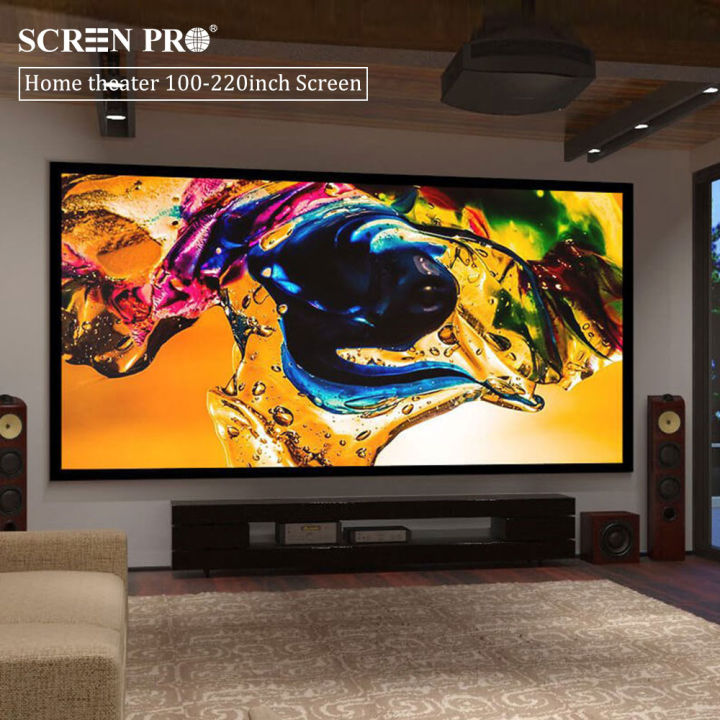 100220inch Home Theater 8K Ambient Light Black Diamond Projection