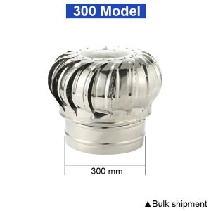 unpowered Ventilator 300mm-600mm Whirl Wind for Residential and Industrial Exhaust Fan with Wind Powered Roof Mounted 201 Stainless（Nonfinished product）Thick