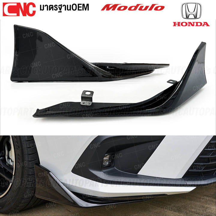 ชุดแต่ง HONDA CIVIC FE ทรง Modulo ปี 2021 2022 2023  - ลิ้นหน้า สเกิร์ต สีดำเงา ตูดเป็ด หางหลัง สปอยเลอร์ ซีวิค