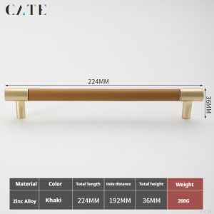 Creative Handmade Leather Cabinet Handle Nordic Simple Wardrobe Cabinet Door Handle Colorful ChildrenS Room Drawer Handle