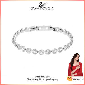♈ Swarovski ♈ Vòng tay thời trang nữ Vòng tay thiên thần bông tuyết bạc sterling S925 đính kim cương Quà tặng ngày lễ tình nhân Quà tặng sinh nhật