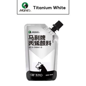 Marie‘s สีอะคริลิค acrylic paint 100ml สีน้ำอะคริลิค การออกแบบถุงบรรจุ สีทารองเท้า สีเพ้นท์เสื้อ สีผนัง สีหิน