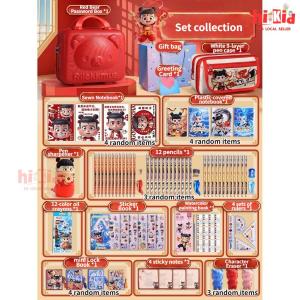 [SG Seller]Children School Supplies Gift Pack Nezha Stationery Set Nezha Birthday Gift Stationery Set