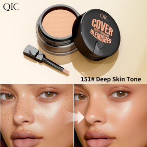 Waterproof & Sweatproof Concealer Cream - Tattoo coverage Long-Lasting Foundation NaturalFull coverage All Skin Types