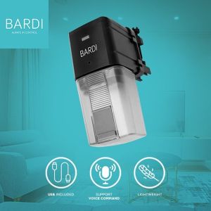 BARDI WIFI Smart Fish Feeder Black IoT Home Automation