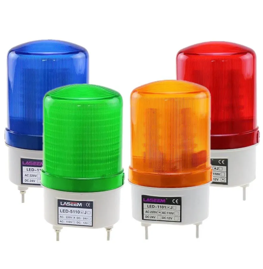 4 Inch Revolving Light LED Industrial Warning Light AC 220V 240V