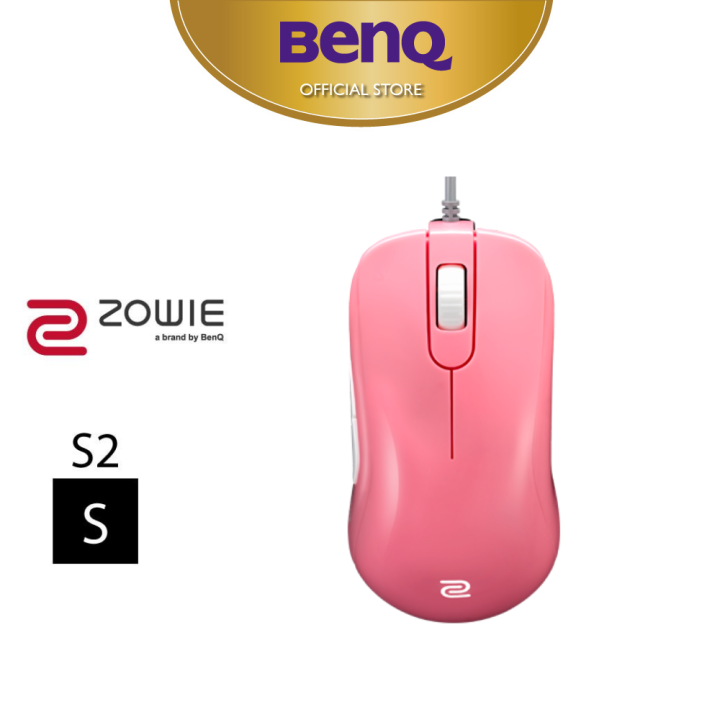 BenQ ZOWIE S2 Divina Pink Esports Gaming Mouse (Small) 3000 Dpi