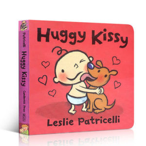 Huggy Kissy: (A Sweet Story About the Many Ways Families Show Love for Babies and Toddlers) (Leslie Patricelli Board Books) Board book – Picture Book by Leslie Patricelli Original English books