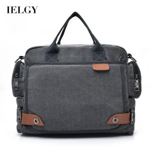 IELGY Túi Vải Bố Nhiều Ngăn Cho Nam Túi Đeo Vai Thời Trang Cặp Xách Tay Công Sở Thường Ngày