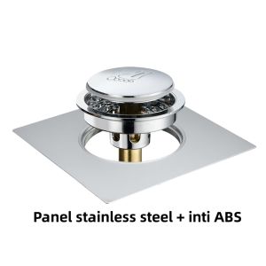 Saringan Got Injak Kamar Mandi Stainless Floor Drain Injak Saringan Got Injak Stainless Silver