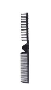 Masely Foldable Double Head Hair Comb Anti-Static Pocket Mini Travel Hair Brush for Straight & Curly Hair