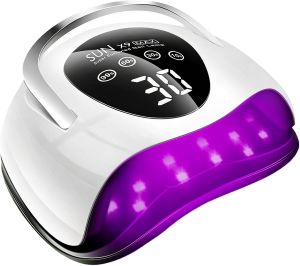 Đèn hơ móng tay UV LED LadyMisty 268W phiên bản nâng cấp 2026 với 57 bóng đèn máy sấy móng tay với 4 chế độ hẹn giờ và màn hình cảm ứng LCD đèn hơ móng tay chuyên dụng – món quà lý tưởng.
