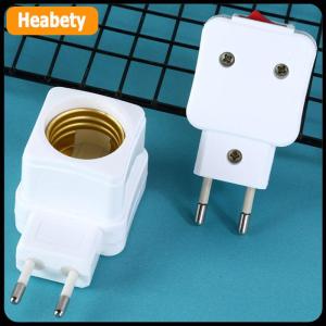 【2-3 ngày giao hàng】 1PC E27 dẫn ánh sáng ổ cắm để EU cắm chủ Adapter chuyển đổi ON OFF cho bóng đèn đèn
