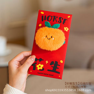 【SG Local】2026 3D Plush Red Envelope Year of "HORSEh" Red Packet | Cute Cartoon Design Ang Bao | Chinese New Year Gift 🧧